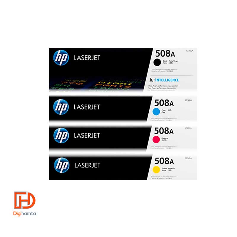 HP 508A 4 Color Toner Cartridges