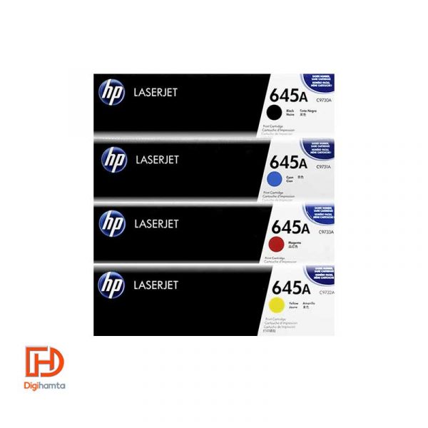 کارتریج تونر لیزری رنگی اچ پی HP 645A 4 Color Toner Cartridges